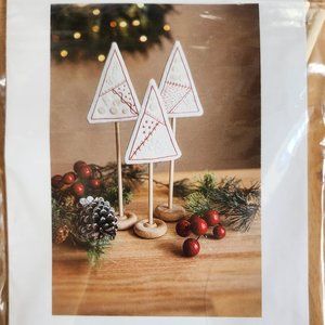 Missouri Star Quilt Company Crazy Quilt Redwork Trees Kit